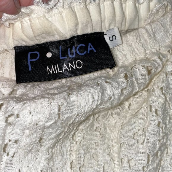 P Luca Milano Size Small Cream Maxi Dress - Picture 3 of 7